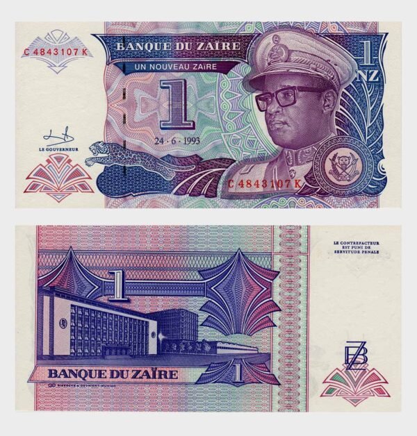 1993 - 1 Nouveau Zaire