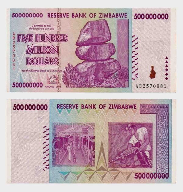 2008 - 500.000.000 Dollars