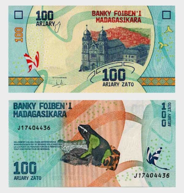 2017 - 100 Ariary