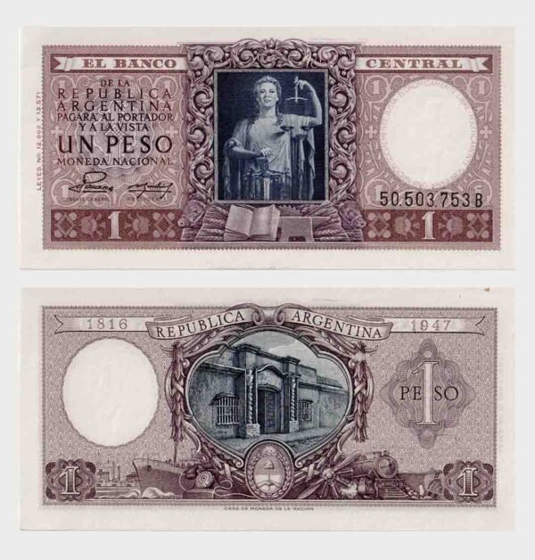 1955 - 1 Peso - Commemorative