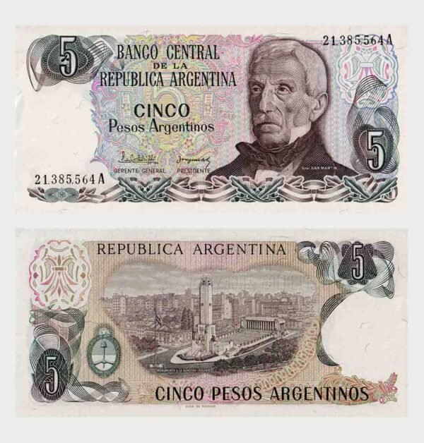 1984 - 5 Pesos