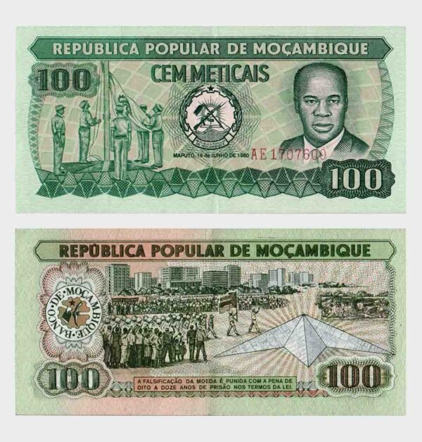 1980 - 100 Meticais