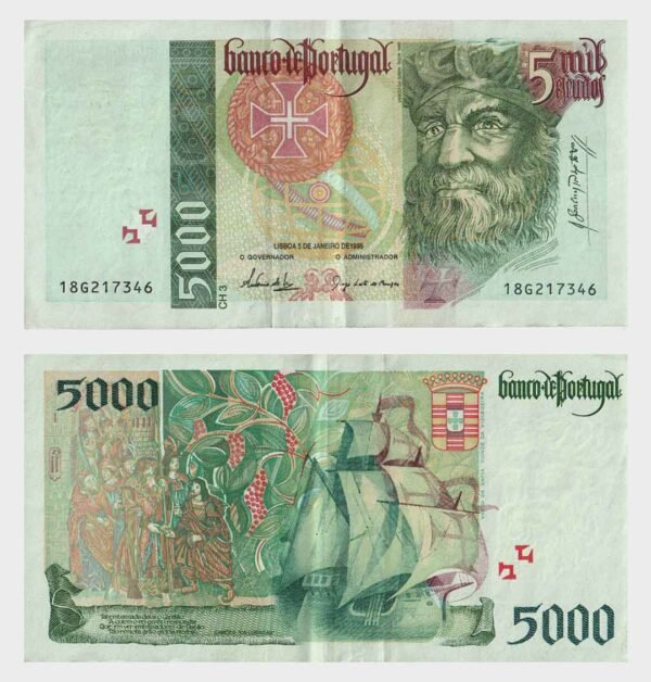 1995 - 5000 Escudos - Ch.3