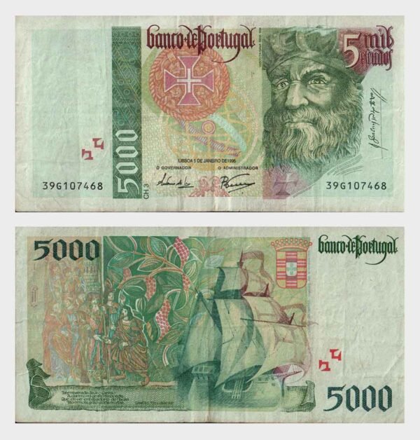 1995 - 5000 Escudos - Ch.3