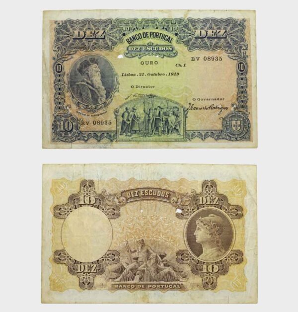 1919 - 10 Escudos - Ch.1