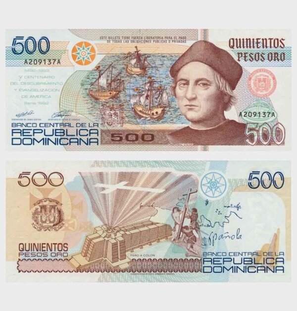 1992 - 500 Pesos - Commemorative