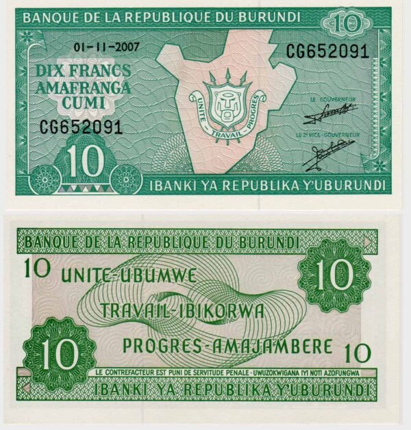 2007 - 10 Francs