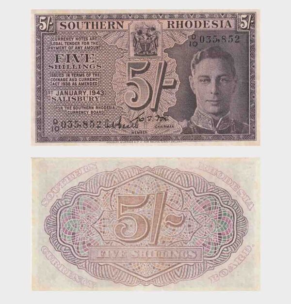 1943 - 5 Shillings