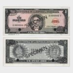 1964 - 1 Peso - SPECIMEN