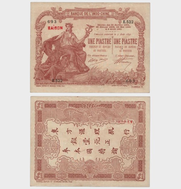 1909 - 1 Piastre