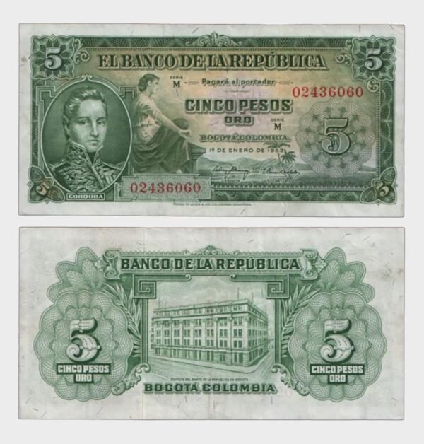 1953 - 5 Pesos
