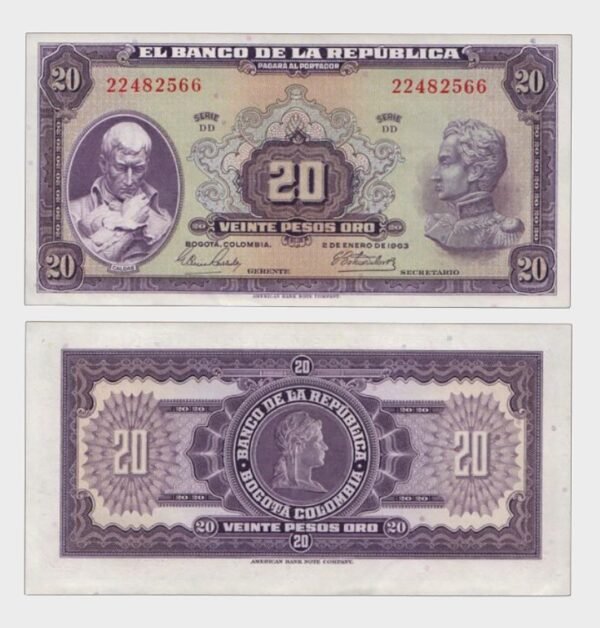 1963 - 20 Pesos