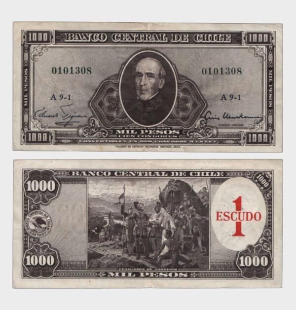 1960 - 1000 Pesos / 1 Escudo