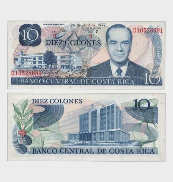 1977 - 10 Colones