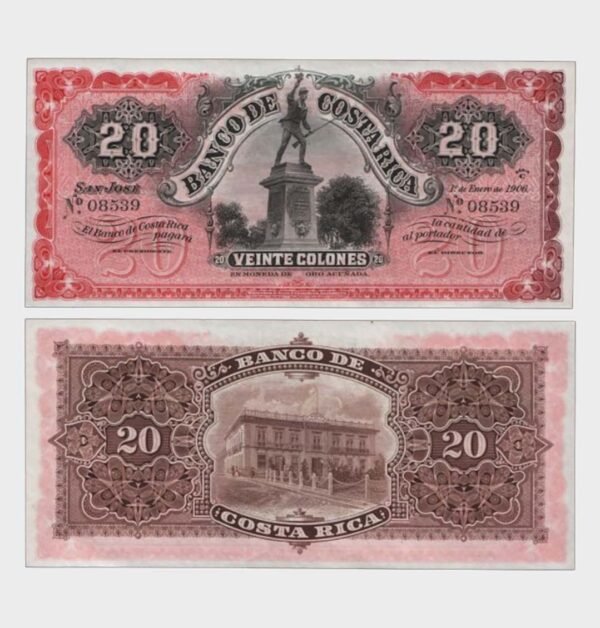 1906 - 20 Colones