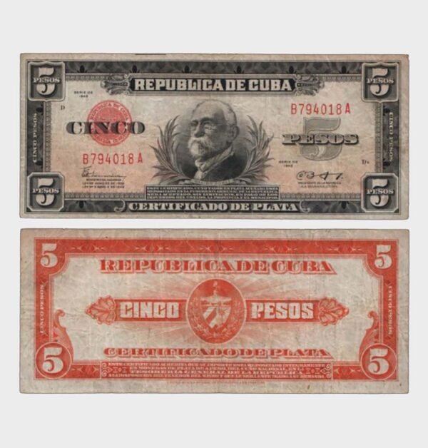 1943 - 5 Pesos