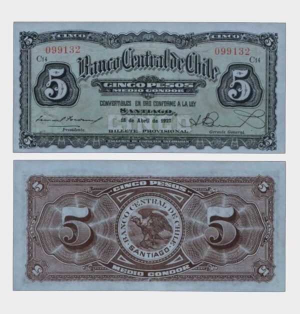 1927 - 5 Pesos