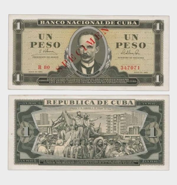 1965 - 1 Peso - SPECIMEN