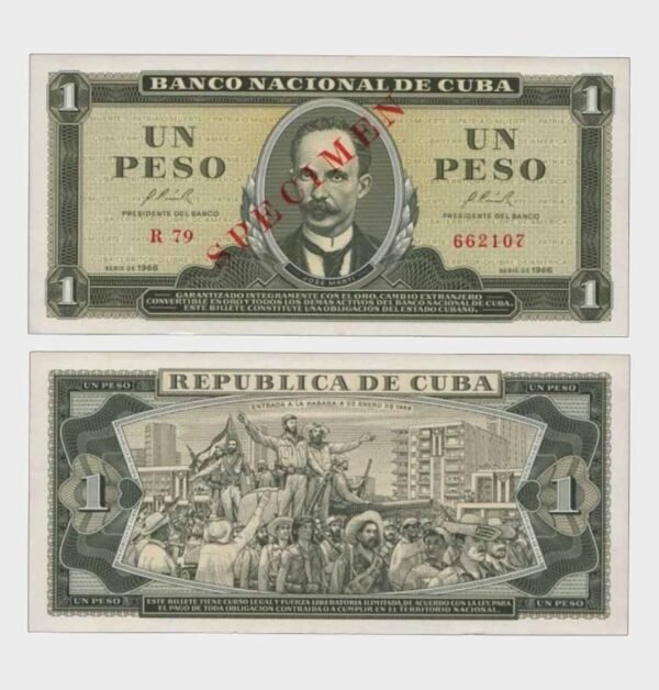 1966 - 1 Peso - SPECIMEN