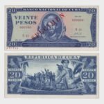 1971 - 20 Pesos - SPECIMEN