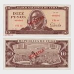 1984 - 10 Pesos - MUESTRA