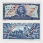1987 - 20 Pesos - MUESTRA