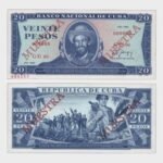 1989 - 20 Pesos - MUESTRA