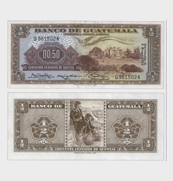 1972 - 0.50 Quetzal