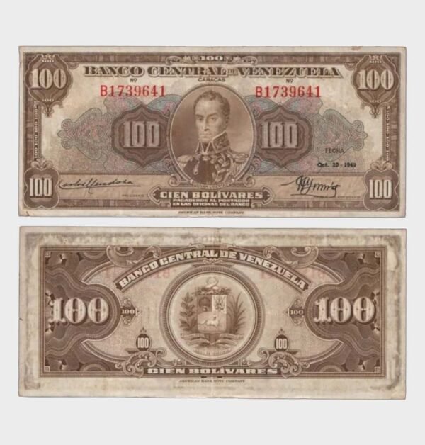 1949 - 100 Bolivares