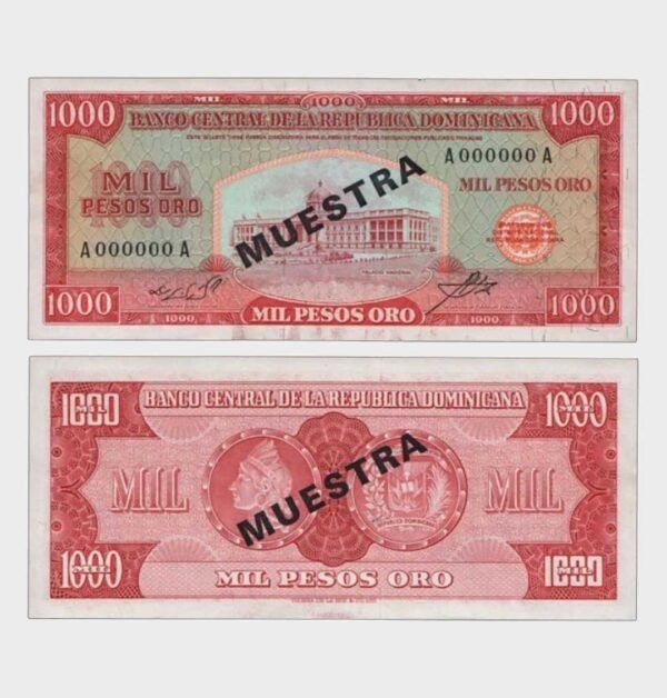 1964 - 1000 Pesos - SPECIMEN