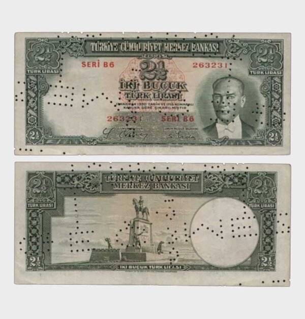 1939 - 2 1/2 Lira - GECMEZ