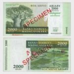 2007 - 1000 Ariary - SPECIMEN