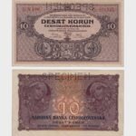 1927 - 10 Korun - SPECIMEN