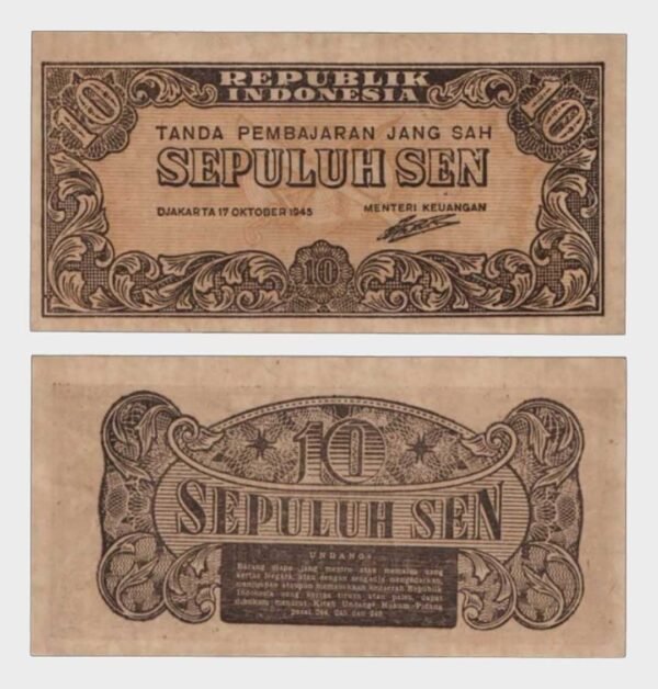 1945 - 10 Sen