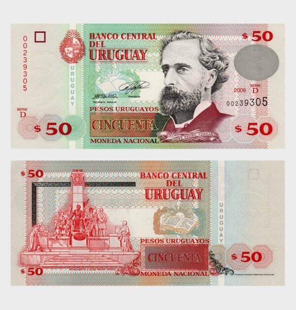 2008 - 50 Pesos Uruguayos