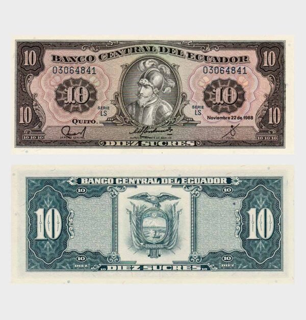 1988 - 10 Sucres