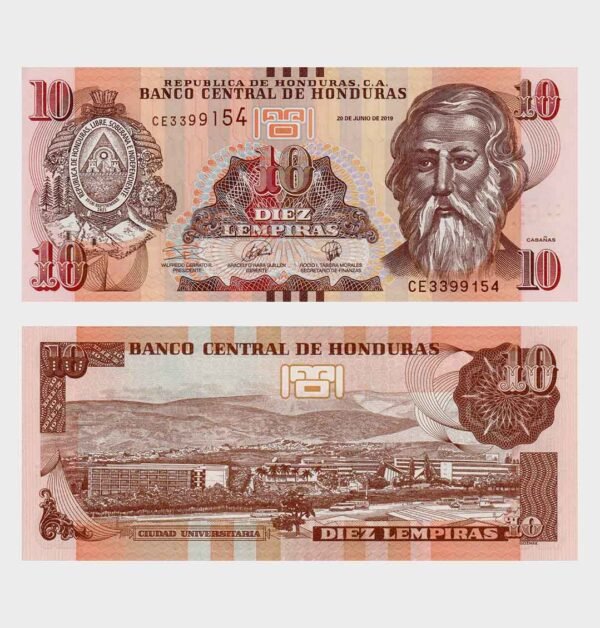 2019 - 10 Lempiras