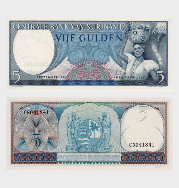 1963 - 5 Gulden