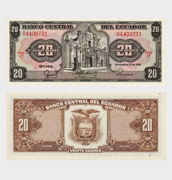 1988 - 20 Sucres