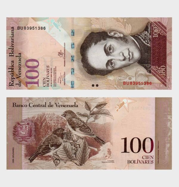 2013 - 100 Bolivares