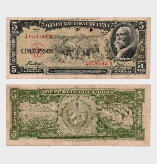 1958 - 5 Pesos