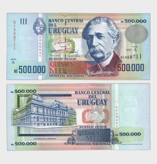 1992 - 500.000 Pesos - S/N : A