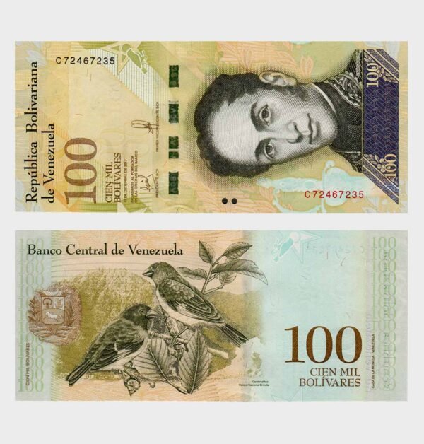2017 - 100.000 Bolivares