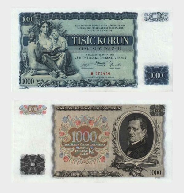 1934 - 1000 Korun