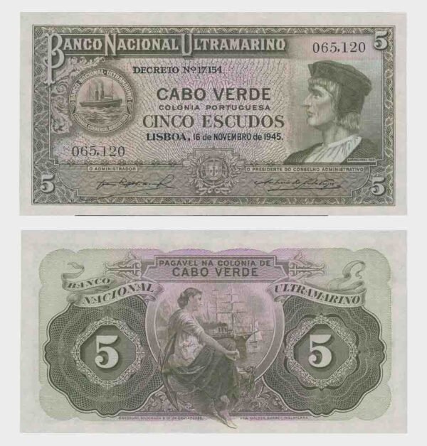 1945 - 5 Escudos