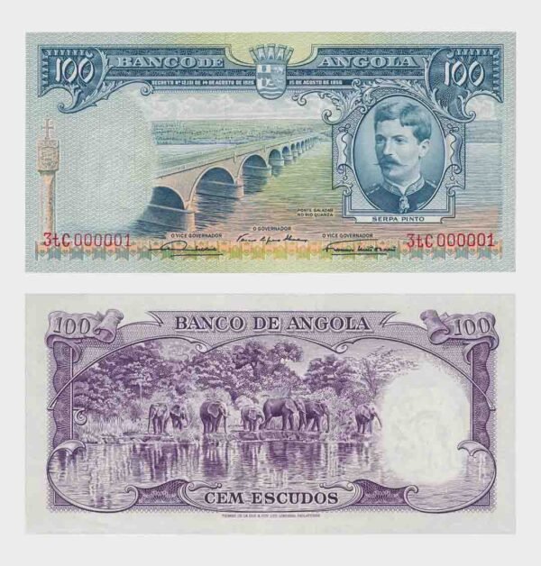 1956 - 100 Escudos - S/N...001