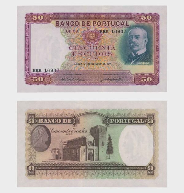 1944 - 50 Escudos - Ch.6A