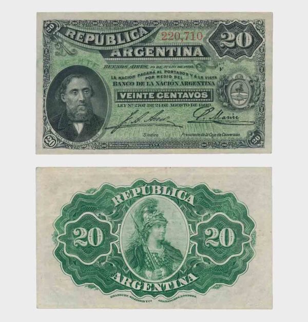 1895 - 20 Centavos