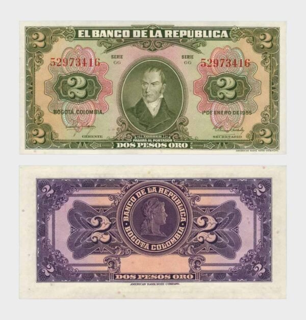 1955 - 2 Pesos