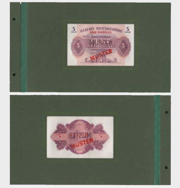 1944 - 5 Schilling - MUSTER